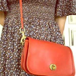 Coach Penny bare leather cross body bag